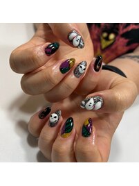 ハロウィンネイル