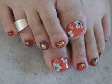 ネイル アトリエ コモード(nail atelier Comodo)/ペイント [トロピカルフラワー]