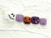 ネイルメゾン 池袋店(NAIL MAISON)/ハロウィンフット￥11000