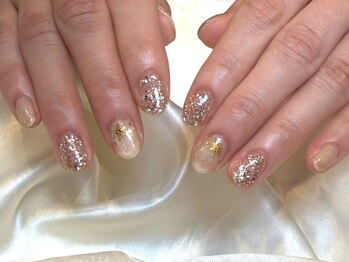 マイフェアレディ 今池(MyFairLady)/ホワイトベージュ×ラメ