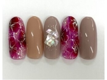 ディーネイル 四条烏丸(D-nail)/17番　2021春デザインコンテスト