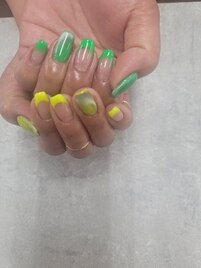 春ネイル2023【フレンチ】