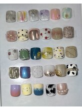 ネイルサロン ピーアンドビー(P&B)/フット定額デザイン