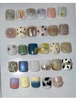 ネイルサロン ピーアンドビー(P&B)/フット定額デザイン