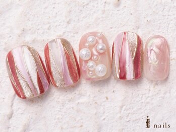 アイネイルズ 横浜WEST店(I-nails)/ステンドガラスミラー11500円