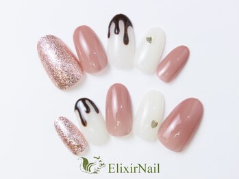 エリクサーネイル 神田(Elixir Nail)/シンプル/クーポン使用