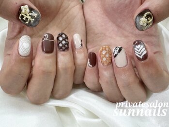 サンネイルズ(sun nails)/10本アート