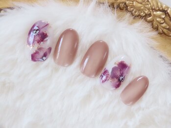 レジュー 橋本 姪浜(REJUU)/色っぽフラワーネイル