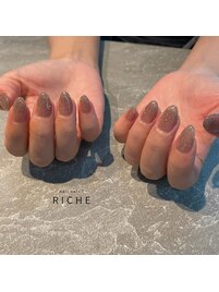 透け感ブラウンフラッシュ