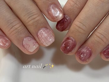 ニンニ(ninni)の写真/【短いお爪でも可愛く♪】ショートネイルでも可愛いサンプル豊富!ご新規様・定額コース¥7500