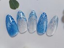 夏ネイル花火