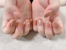 キキネイル 二子玉川(kikinail)/8月定額A カフェラテカラー