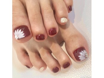 ルクール ヘアー プレジー(Le Coeur HAIR Plaisir)/ボルドー　フラワーデザイン