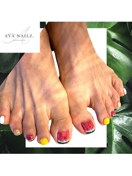 アヤネイルズ アンド アイラッシュ(AYA NAILZ.＆Eyelash)/夏だ！！スイカだ！！
