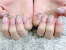 プライズアイリス アイラッシュ 池袋東口店(prize Iris eyelash)/オフィスネイル☆ガラスフレンチ