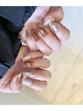 ビューティーサロン リンド(Beauty Salon Lindo)/ブラウンニュアンスネイル