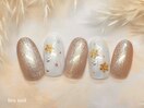 雪の結晶ネイル/パラジェル