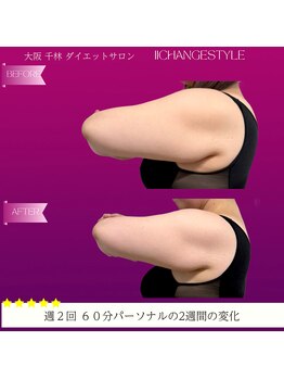 イイチェンジスタイル(iichangestyle)/パーソナルのお客さまの変化