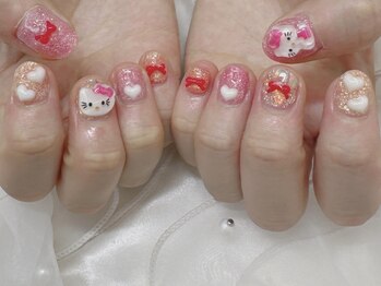 ハニービービー(Honey Bee Bee)/キャラショートネイル