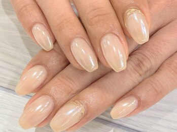 シーイーネイル(C.E.Nail)の写真/《アート自慢の実力派》シンプルこそ差がつく仕上がり◎こだわりパーツで周りと被らない理想の指先を実現！