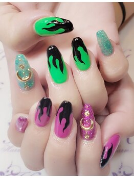 メラメラネイル