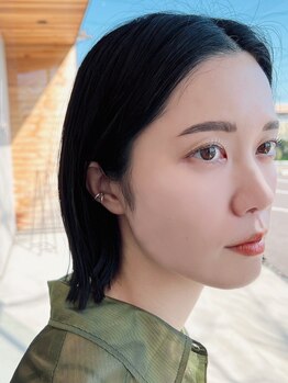 アム(am)の写真/hair・fashion・make +α少しのトレンドで引きで見てもおしゃれな目元へ。lifestyleに合わせたデザインに☆