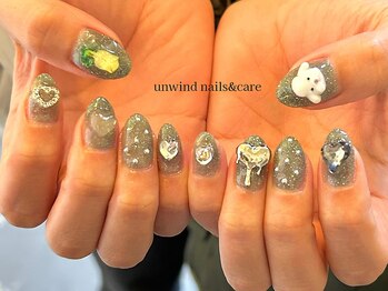 アンワインド ネイルアンドケア(unwind nails&care)/パーツ付け放題