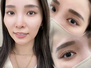 グロウ(glow)/眉カラー(wax込)×まつ毛パーマ