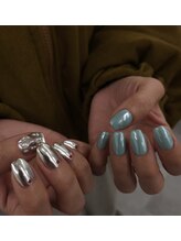 プクネイル(puku nail)/mirror design