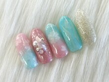 ディーネイル 池袋(D-nail)/【木村】お花ネイル