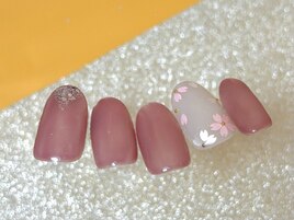 スプリング桜ネイル