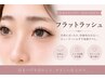 【フラットラッシュ】嬉しいオフ込価格!上品で自然な軽い仕上りフラット100本
