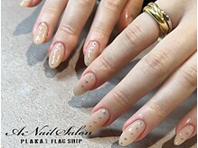 エーネイルサロン プラーカ本店(A-Nail Salon)/シンプルストーンネイル