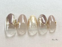 パラジェル認定サロン メールメール 池袋店(MereMer)/冬のニュアンスネイル