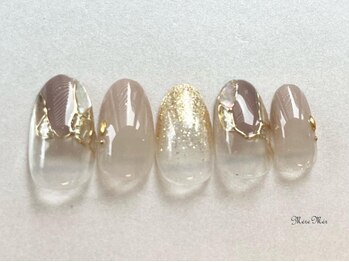 パラジェル認定サロン メールメール 池袋店(MereMer)/冬のニュアンスネイル