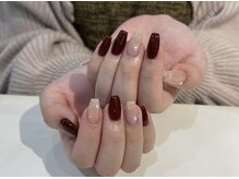 ピンキーネイル(Pinky Nail)の雰囲気(秋ネイル★ボルドーネイル/シンプルデザイン/人気のワンカラー♪)