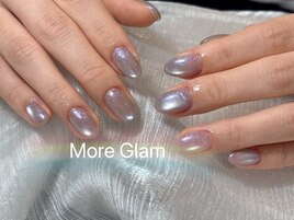 水光マグネットネイル