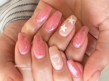 アントレッド(entraide)/平成っぽネイル♪