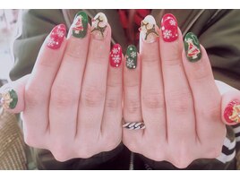 クリスマスネイル