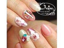 ジュジュ(Juju)/メタリックマーブル　フラワー