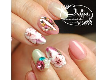 ジュジュ(Juju)/メタリックマーブル　フラワー