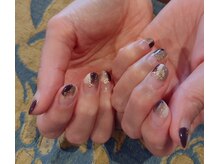 ネイルサロン リスタ(Rista)/ニュアンス フラッシュネイル