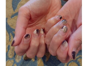 ネイルサロン リスタ(Rista)/ニュアンス フラッシュネイル
