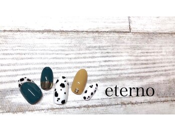 エテル(eterno)/ダルメシアン柄ネイル