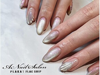 エーネイルサロン プラーカ本店(A-Nail Salon)/　マグネットマーメイド