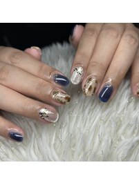 アニマル柄ネイル