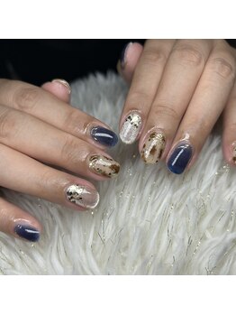 グロウネイル(Glow.Nail)/アニマル柄ネイル