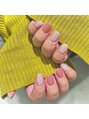 アトリエはるか 京都ポルタ店&nbsp;シンプルに可愛く！オフィスネイルにも◎