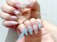 ネイルアンドアイラッシュ ボネール 銀座店(lash Bounail)の写真/長さ出し1本880円～★普段使いOKなイベントやウェディングネイルが大人気♪[スカルプ/長さ出し]