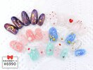 8月の特別ジェル￥6990☆ハート